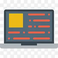 笔记本电脑图标-空若网 笔记本电脑图标-空若网