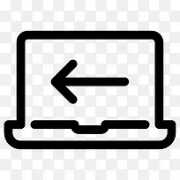 笔记本电脑图标-空若网 笔记本电脑图标-空若网