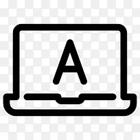 笔记本电脑图标-空若网 笔记本电脑图标-空若网