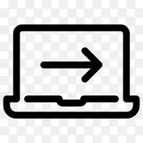 笔记本电脑图标-空若网 笔记本电脑图标-空若网