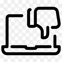 笔记本电脑图标-空若网 笔记本电脑图标-空若网