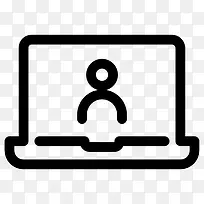 笔记本电脑图标-空若网 笔记本电脑图标-空若网