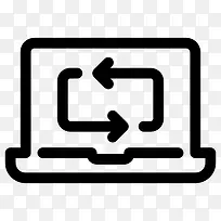 笔记本电脑图标-空若网 笔记本电脑图标-空若网