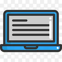 笔记本电脑图标-空若网 笔记本电脑图标-空若网