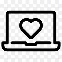 笔记本电脑图标-空若网 笔记本电脑图标-空若网