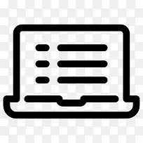 笔记本电脑图标-空若网 笔记本电脑图标-空若网