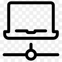 笔记本电脑图标-空若网 笔记本电脑图标-空若网