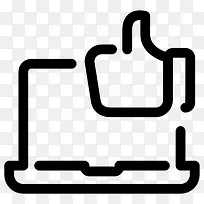 笔记本电脑图标-空若网 笔记本电脑图标-空若网