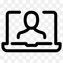 笔记本电脑图标-空若网 笔记本电脑图标-空若网