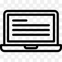 笔记本电脑图标-空若网 笔记本电脑图标-空若网