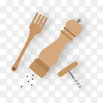 矢量厨房用具-空若网 矢量厨房用具-空若网