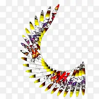 彩色翅膀-空若网 彩色翅膀-空若网