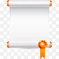 矢量白色奖状-空若网 矢量白色奖状-空若网