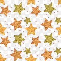 卡通手绘星星底纹-空若网 卡通手绘星星底纹-空若网