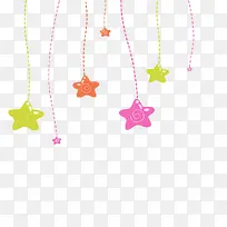 彩色的星星卡通手绘-空若网 彩色的星星卡通手绘-空若网