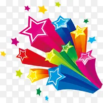 彩色卡通手绘星星-空若网 彩色卡通手绘星星-空若网
