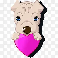 时尚卡通小狗可爱-空若网 时尚卡通小狗可爱-空若网