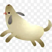 手绘卡通可爱小狗-空若网 手绘卡通可爱小狗-空若网