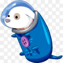 卡通可爱外星小狗-空若网 卡通可爱外星小狗-空若网