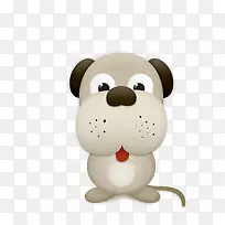 小狗卡通可爱动物-空若网 小狗卡通可爱动物-空若网