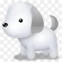 白色小狗可爱萌-空若网 白色小狗可爱萌-空若网