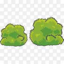 矢量可爱绿色植被-空若网 矢量可爱绿色植被-空若网