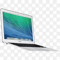 白色显示桌面的笔记本电脑-空若网 白色显示桌面的笔记本电脑-空若网