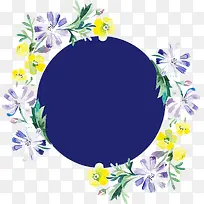 唯美浪漫水彩花框-空若网 唯美浪漫水彩花框-空若网