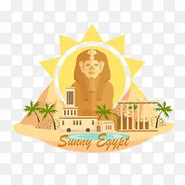 埃及主要旅游景点元素-空若网 埃及主要旅游景点元素-空若网
