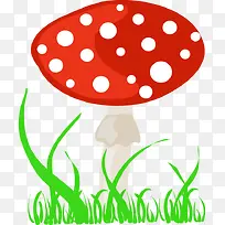 手绘卡通红蘑菇-空若网 手绘卡通红蘑菇-空若网