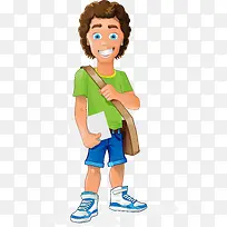 手绘卡通上班女士-空若网 手绘卡通上班女士-空若网