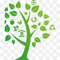 树叶 植物 插画 素材-空若网 树叶 植物 插画 素材-空若网