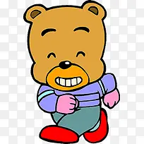 熊 卡通 插画 素材-空若网 熊 卡通 插画 素材-空若网