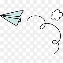 飞机 装饰 插画 素材-空若网 飞机 装饰 插画 素材-空若网