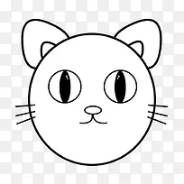猫头卡通矢量图片PNG-空若网 猫头卡通矢量图片PNG-空若网