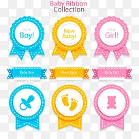 婴儿标签奶瓶图标元素-空若网 婴儿标签奶瓶图标元素-空若网