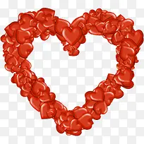 多心组成心形AI透明PNG矢量适用各行业-空若网 多心组成心形AI透明PNG矢量适用各行业-空若网