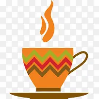 手绘多彩热茶-空若网 手绘多彩热茶-空若网