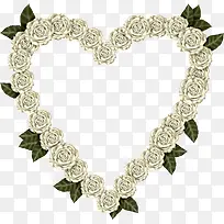 绿叶花朵爱心-空若网 绿叶花朵爱心-空若网