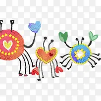 手绘卡通创意螃蟹-空若网 手绘卡通创意螃蟹-空若网