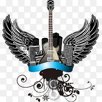 卡通音乐翅膀-空若网 卡通音乐翅膀-空若网