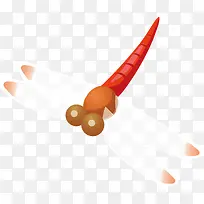 蜻蜓卡通矢量图-空若网 蜻蜓卡通矢量图-空若网