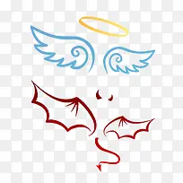 卡通翅膀圆圈-空若网 卡通翅膀圆圈-空若网