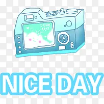创意扁平手绘照相机-空若网 创意扁平手绘照相机-空若网
