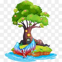 卡通树屋-空若网 卡通树屋-空若网