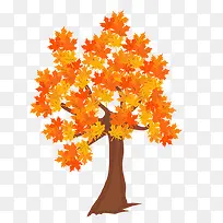 手绘枫树-空若网 手绘枫树-空若网