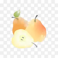 手绘水果梨元素-空若网 手绘水果梨元素-空若网