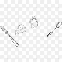 漂浮的餐具-空若网 漂浮的餐具-空若网