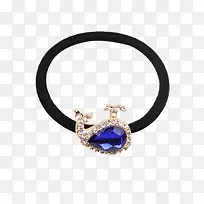 黑色水钻时尚头绳-空若网 黑色水钻时尚头绳-空若网