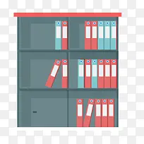 彩色图书书架-空若网 彩色图书书架-空若网